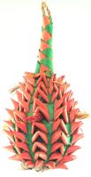 Planet Pleasures Pineapple Foraging Parrot Toy (Pineapple Foraging Toy, Choose Size: Large-PP03366)