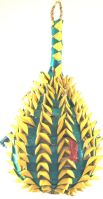 Planet Pleasures Pineapple Foraging Parrot Toy (Pineapple Foraging Toy, Choose Size: X-Large PP03367)